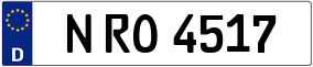 Truck License Plate